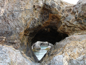 Marmor med dolomittganger på Blomstrandhalvøya