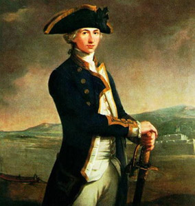 Horatio Nelson as a young man