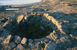 A well preserved blubber oven