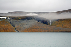 Landskap på vestsida av Edgeøya